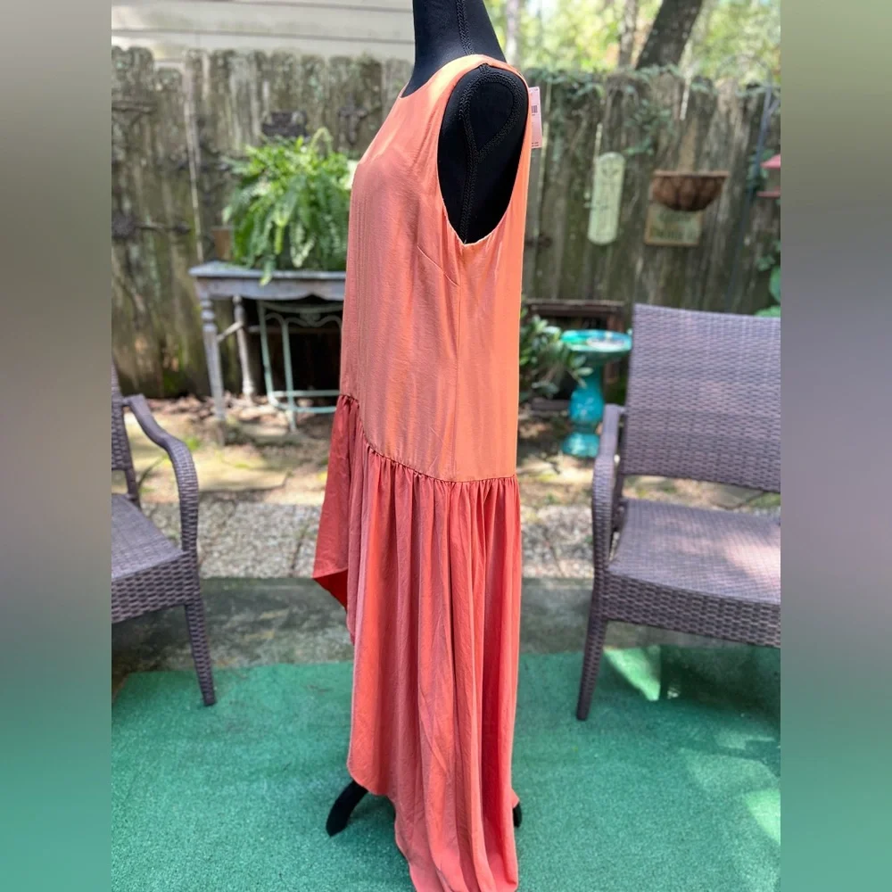 NWT Hutch Anthropologie Liz Colorblock Asymmetrical
Dress M - Picture 4 of 8
